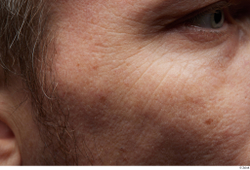 Face Man White Slim Bearded Face Skin Textures